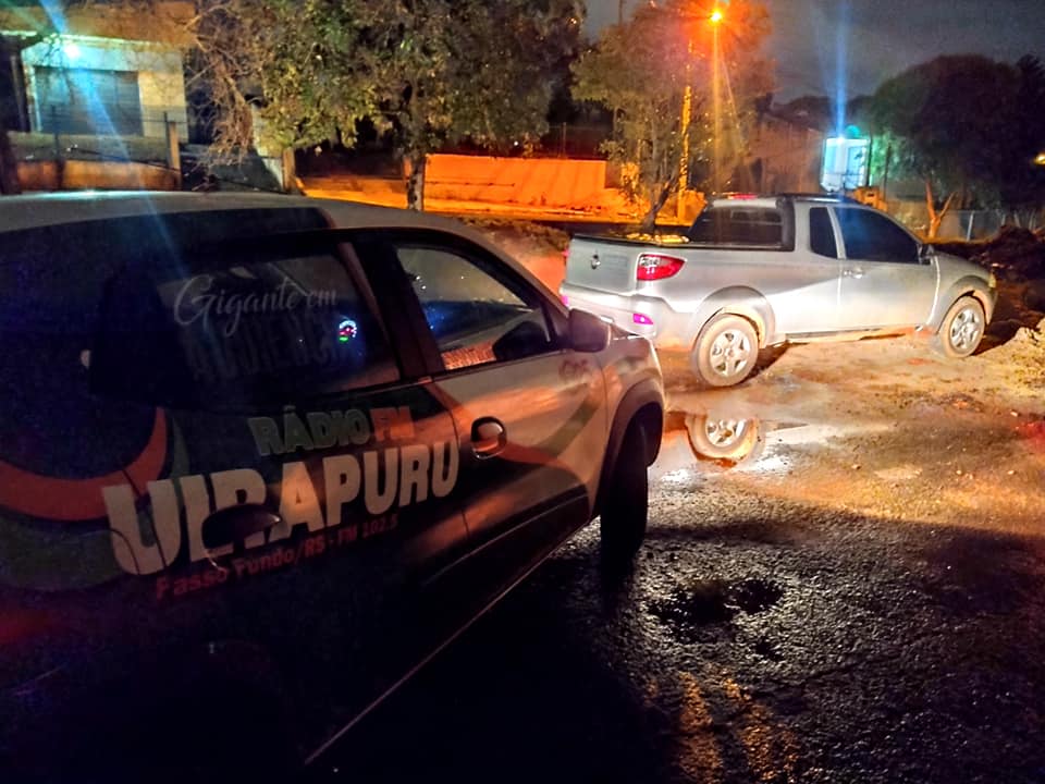 Veículo levado em furto de residência é recuperado no pátio de CTG na Vera Cruz