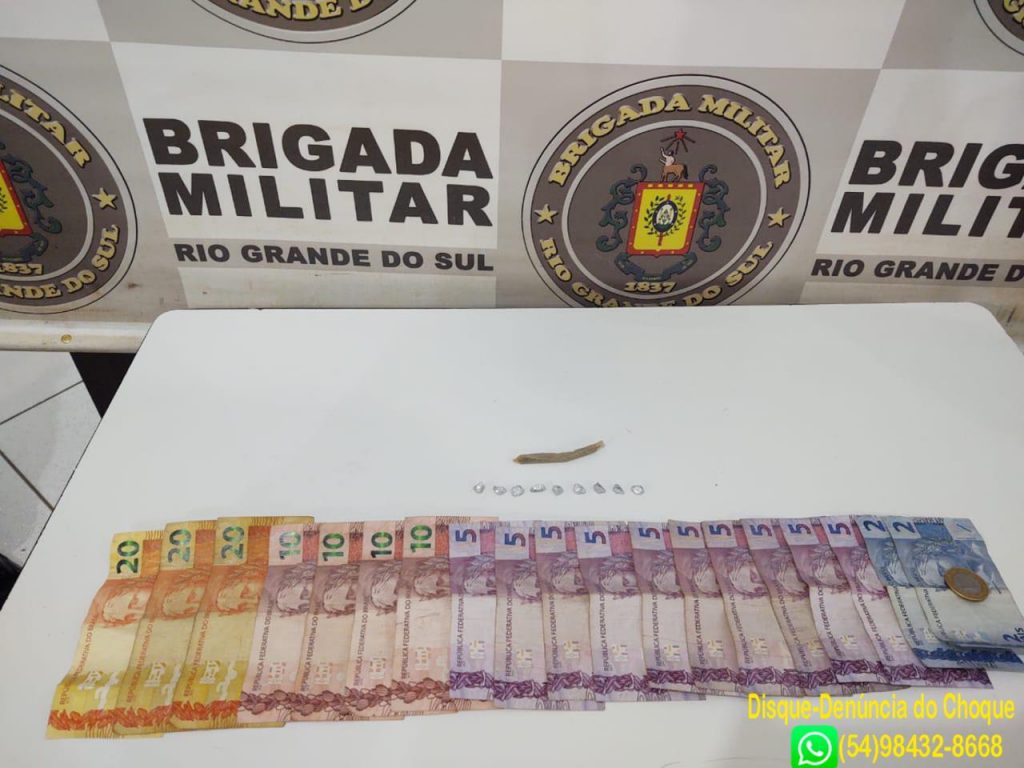 3º BPChoque apreende adolescente por tráfico de entorpecentes em Erechim