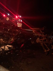 Colisão deixa motoristas feridos na BR-386 em Almirante Tamandaré do Sul