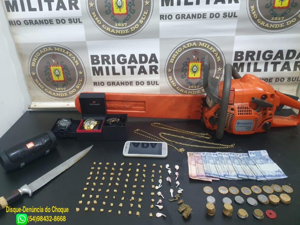 3º BPChoque apreende adolescente por tráfico de entorpecentes na Xangri-lá