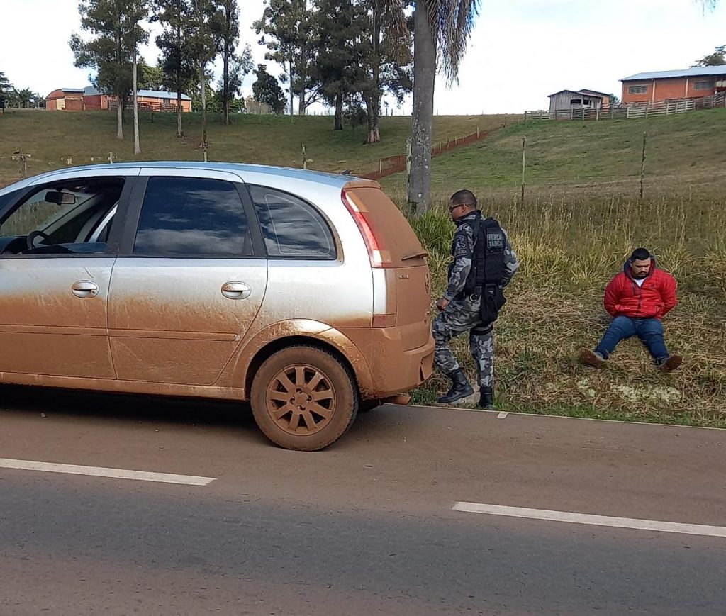 Assaltante que atacou Banco de Cruzaltense é preso pela Força Tática em Pontão