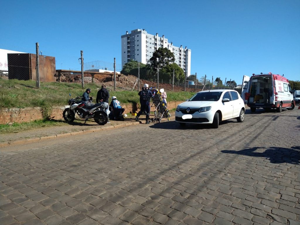 Dois acidentes são registrados nesta tarde na rua Livramento no Boqueirão