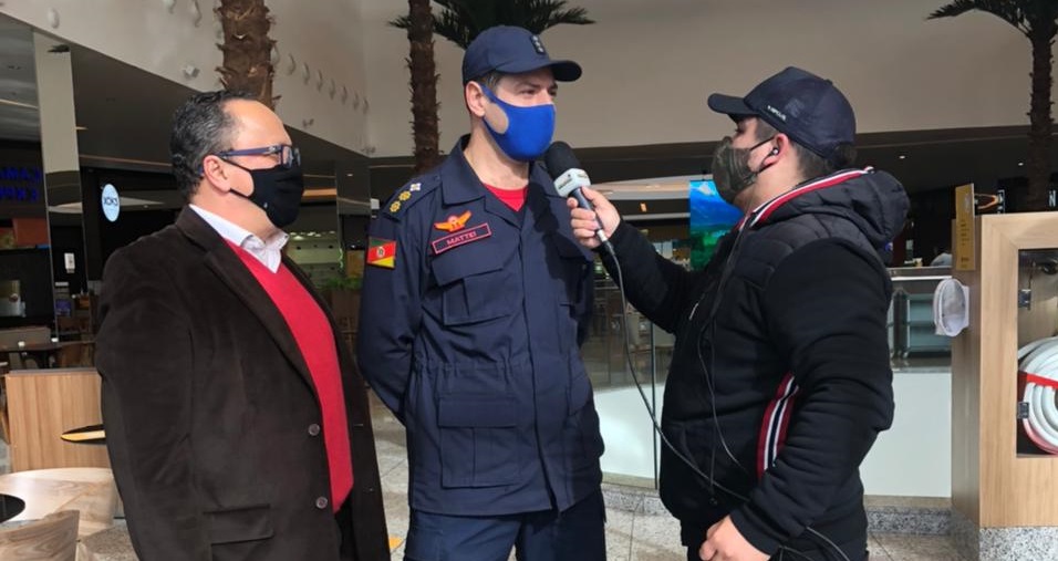 Passo Fundo Shopping recebe Corpo de Bombeiros em Blitz de Conscientização