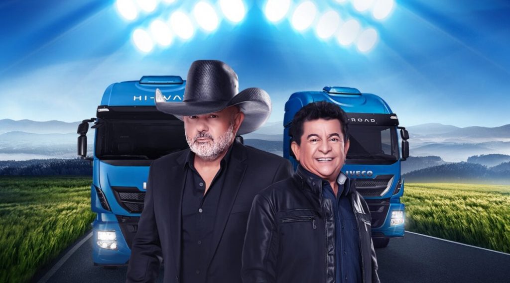 Carboni Iveco realiza live em homenagem ao colono e motorista com show de Rionegro e Solimões