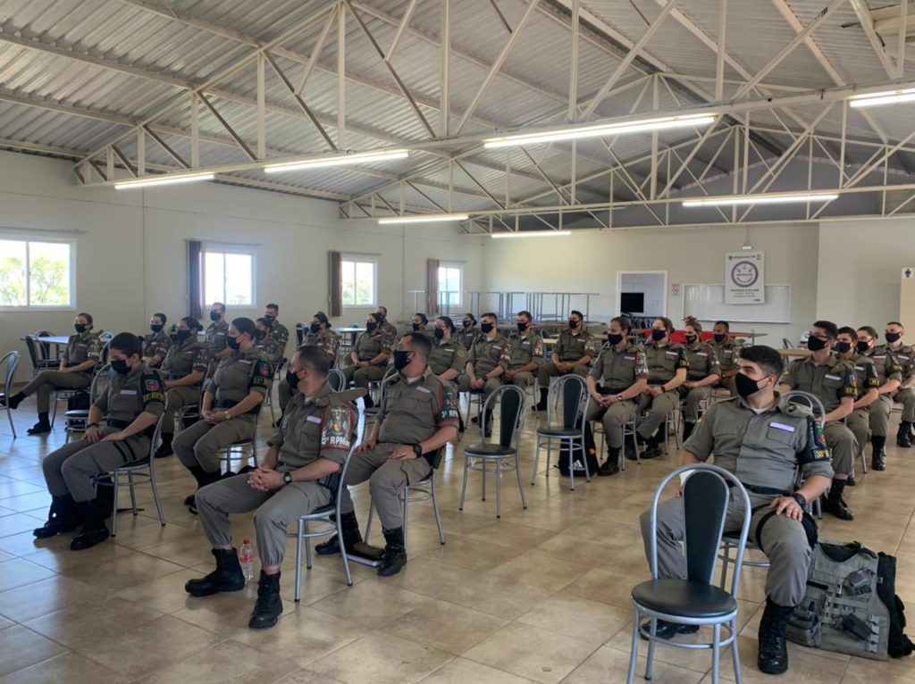 3°RPMon realiza curso de capacitação da Patrulha Maria da Penha