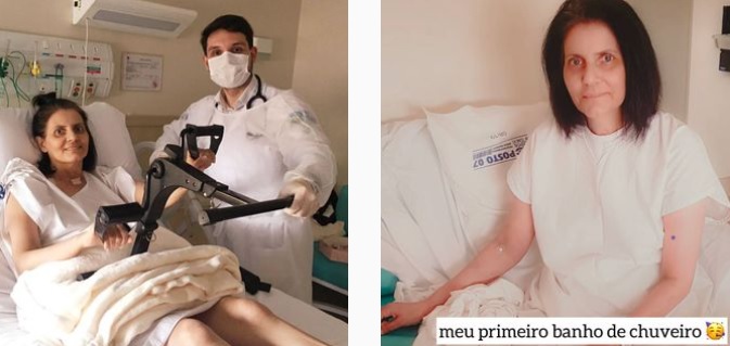 Após quase dois meses lutando contra complicações da covid-19, Malga Di Paula deixa o hospital