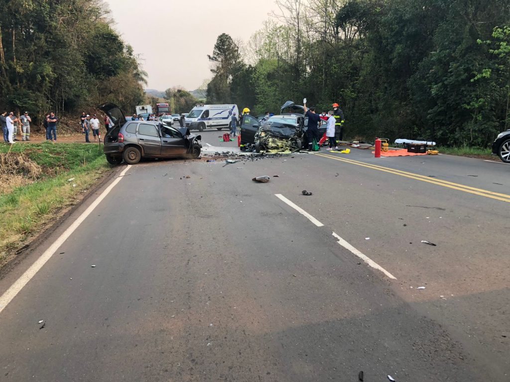 Três pessoas morrem em acidente na BR-158 em Condor