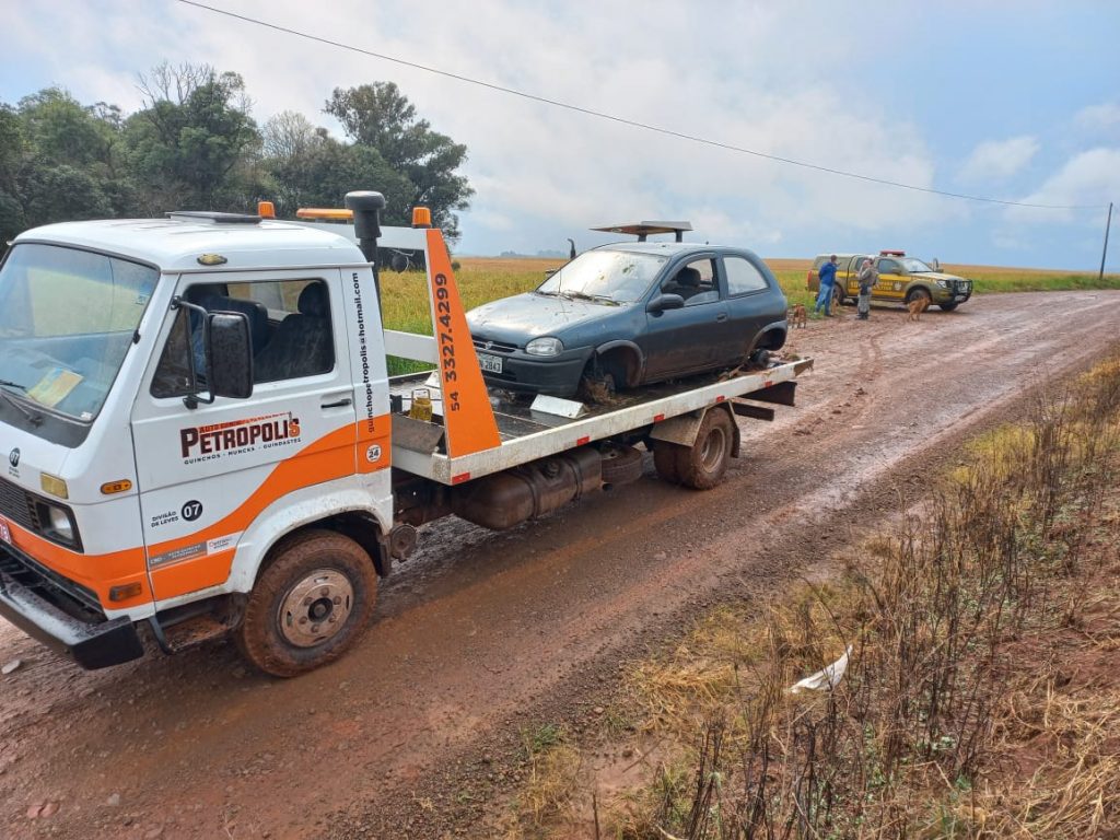 BM localiza em Coxilha veículo furtado na noite de terça em Passo Fundo