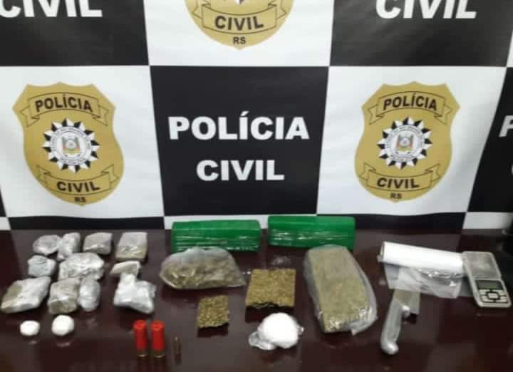 Polícia Civil de Carazinho prende traficante em Passo Fundo