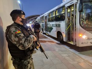 3°RPMon deflagra operação nos coletivos urbano em Passo Fundo