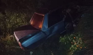 Saída de pista com capotamento deixa vítima fatal entre Estação e Getúlio Vargas