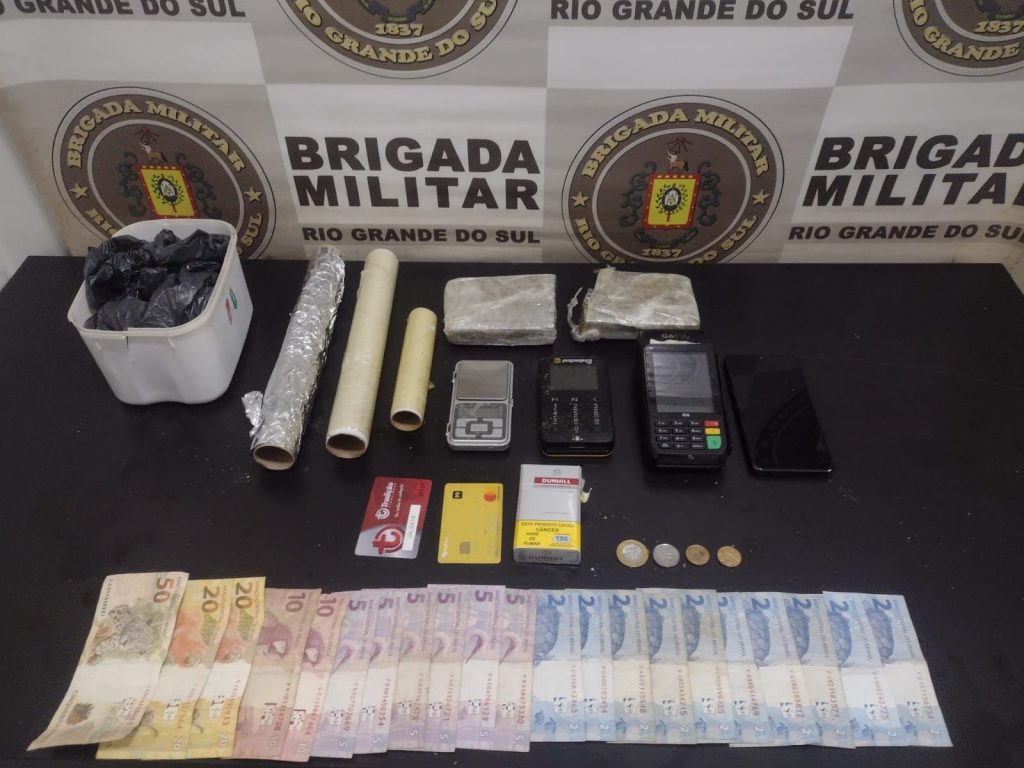 3° BPChoque prende homem traficante na Lucas Araújo