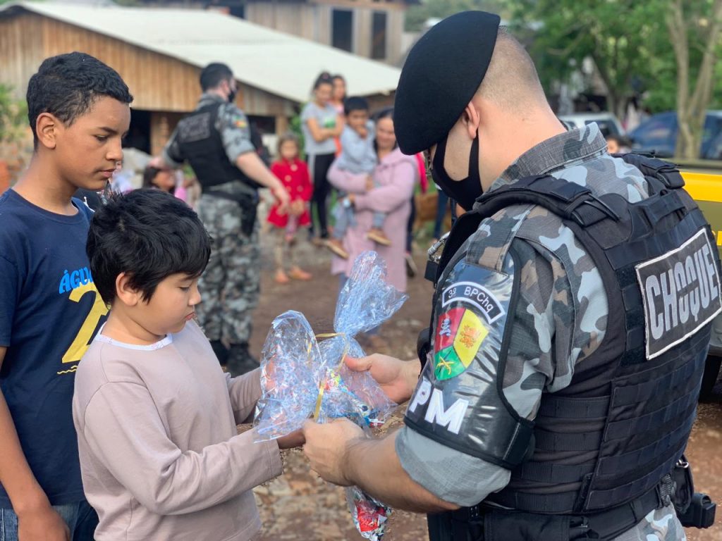 Amiguinhos do 3ºBPChoque: mega evento foi realizado no dia das crianças