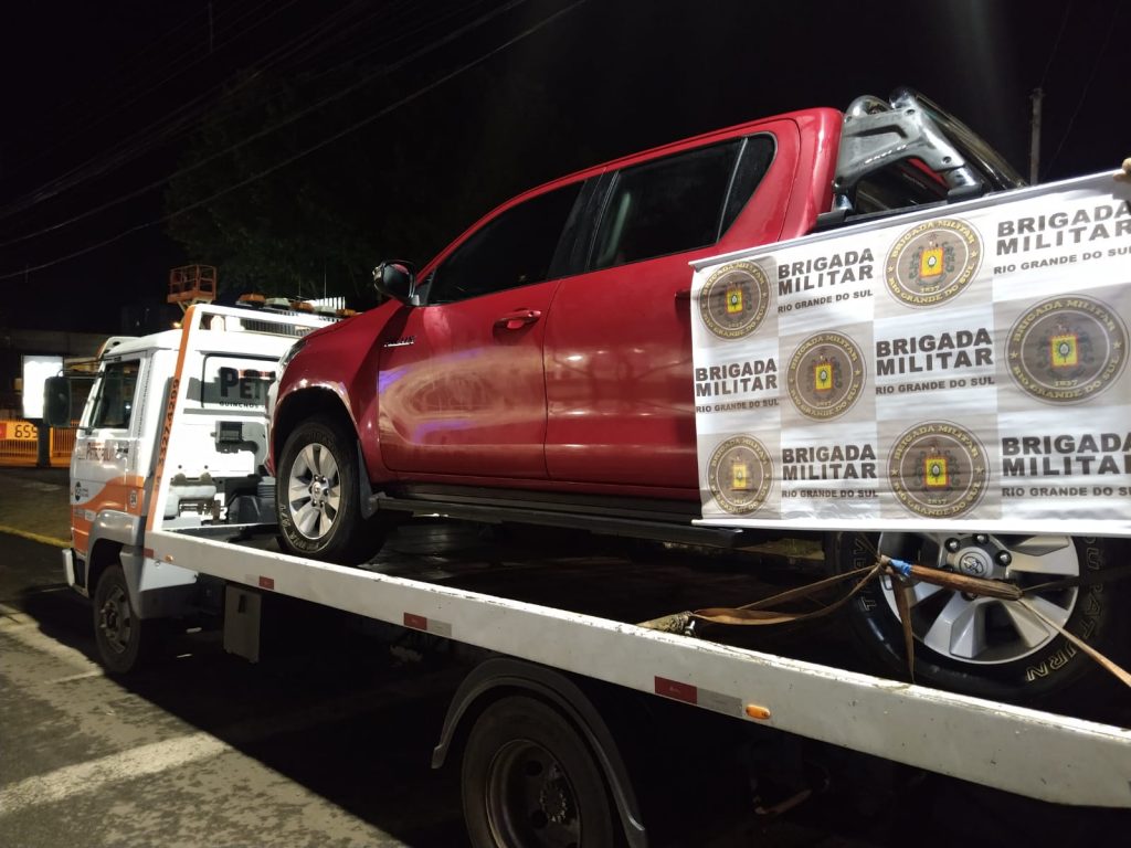 BM prende quadrilha com caminhonetes e gaita roubadas em Passo Fundo