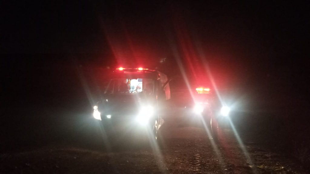 Condutor fica ferido em saída de pista entre Coxilha e Tapejara