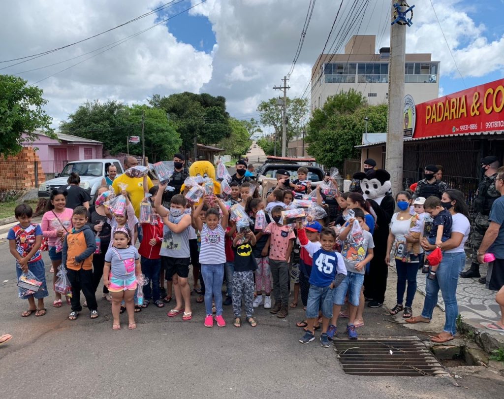Amiguinhos do 3ºBPChoque: mega evento foi realizado no dia das crianças