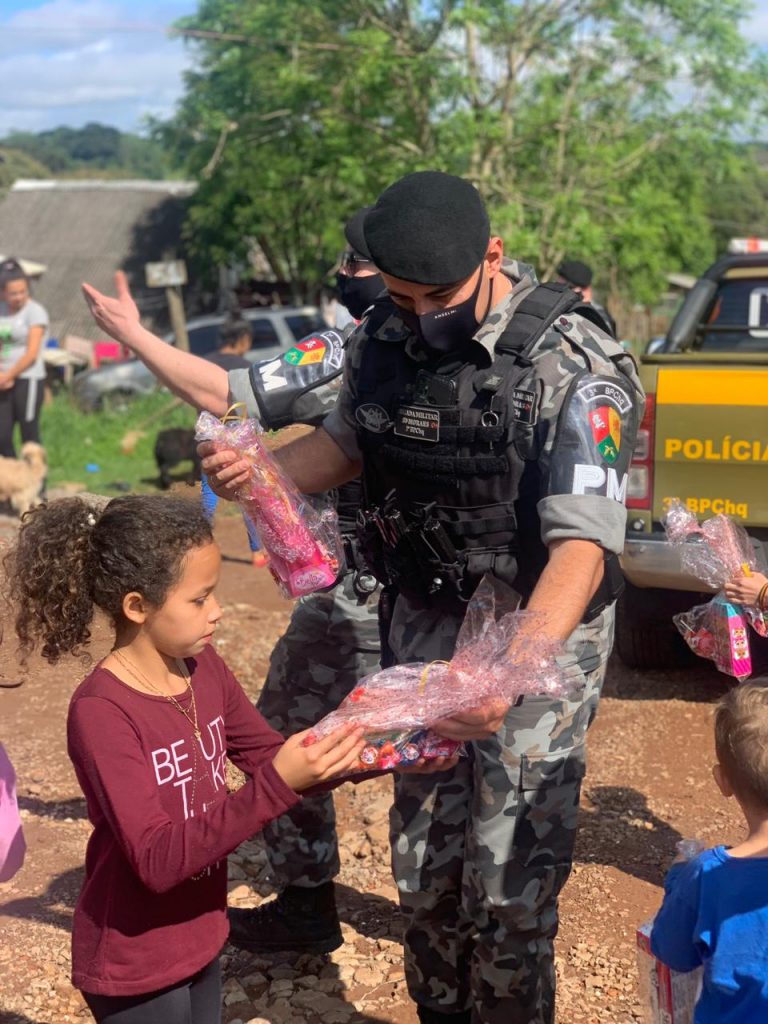 Amiguinhos do 3ºBPChoque: mega evento foi realizado no dia das crianças