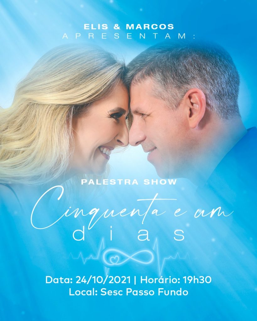 Palestra Show "Cinquenta e um dias" acontece domingo com renda destinada ao CACC