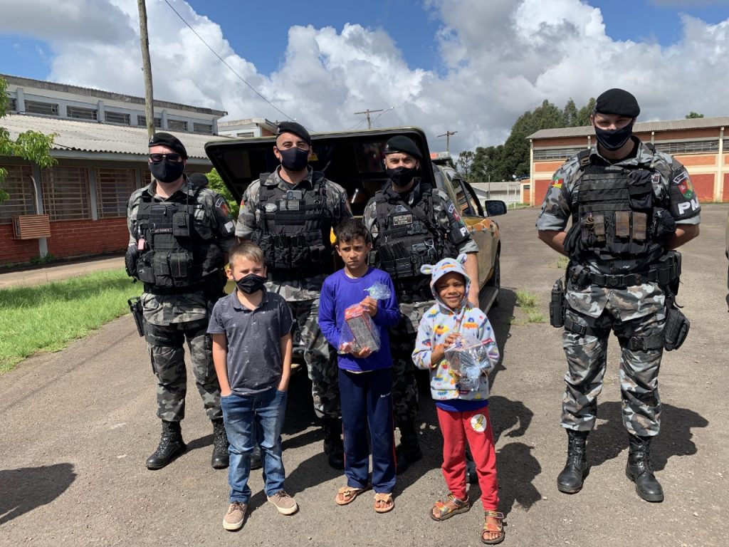 Amiguinhos do 3ºBPChoque: mega evento foi realizado no dia das crianças