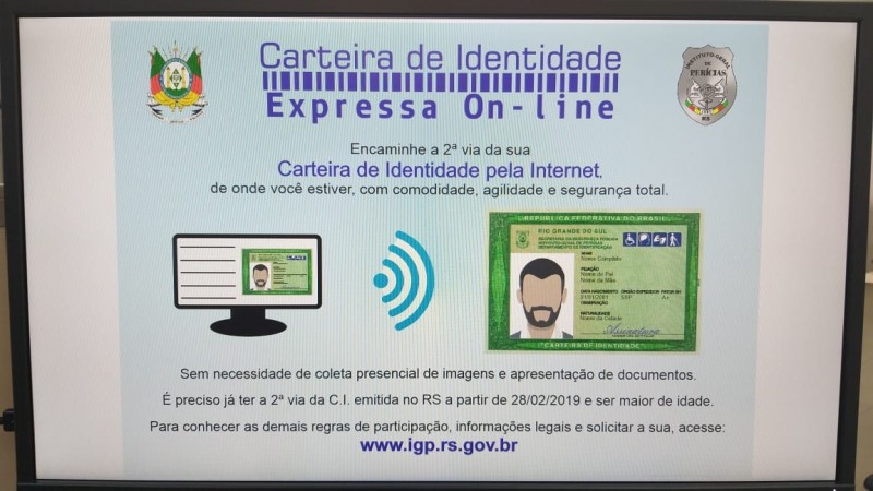 Atendimento do IGP pode ser agendado online durante o dia e via telefone em Passo Fundo