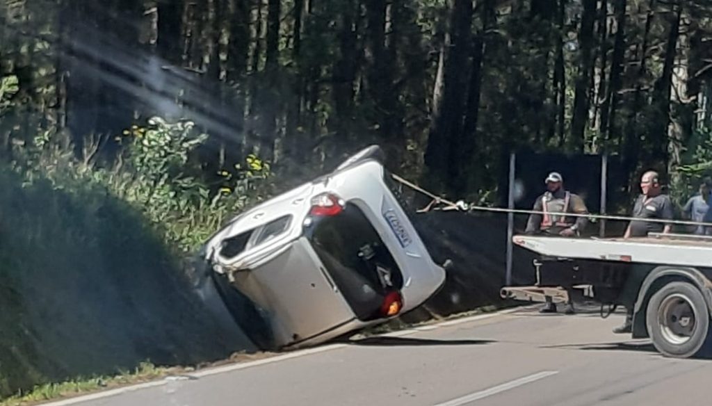 EGR e Batalhão Rodoviário atendem acidente entre Passo Fundo e Coxilha