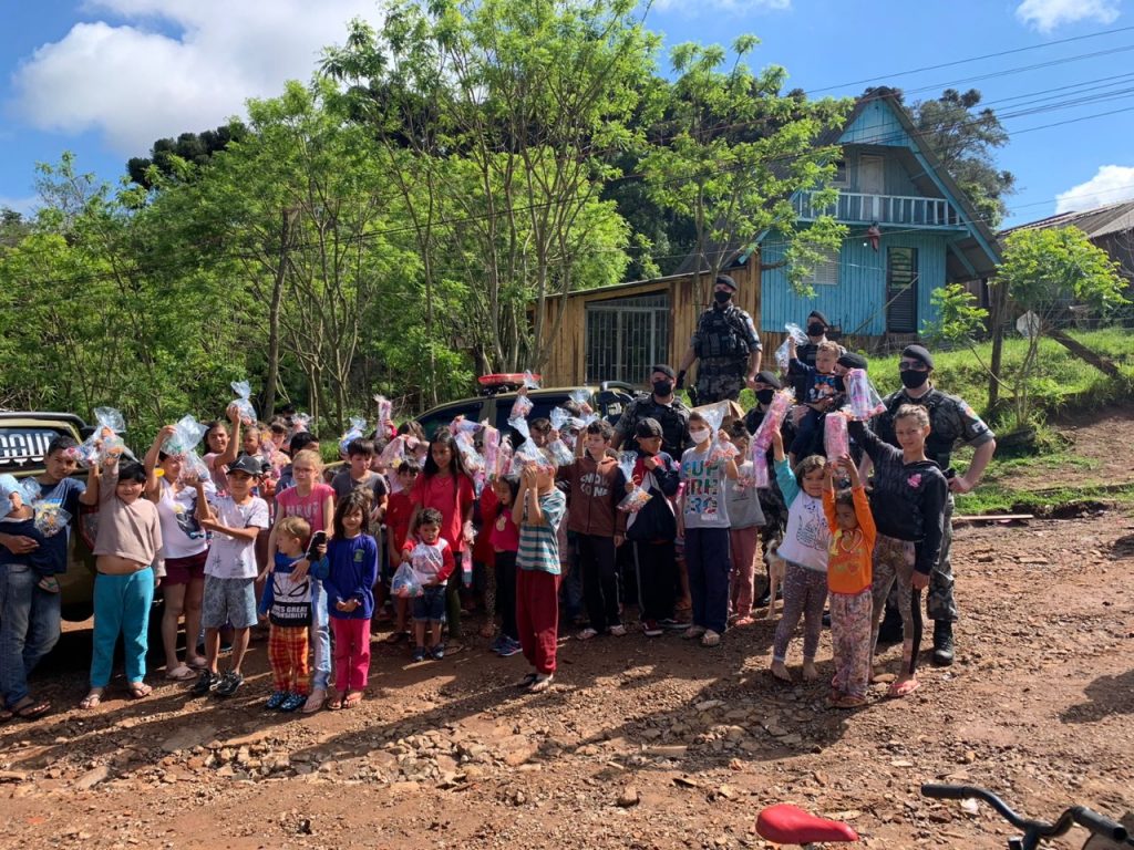 Amiguinhos do 3ºBPChoque: mega evento foi realizado no dia das crianças