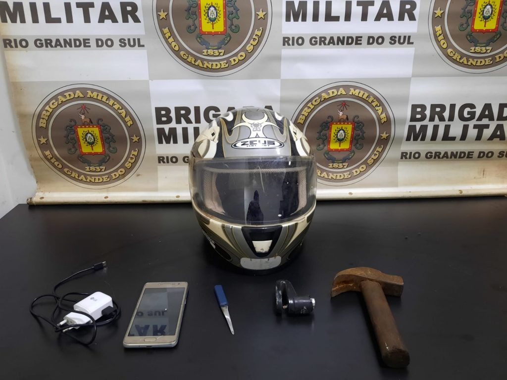 Marginal é preso em flagrante furtando moto no Centro de Passo Fundo