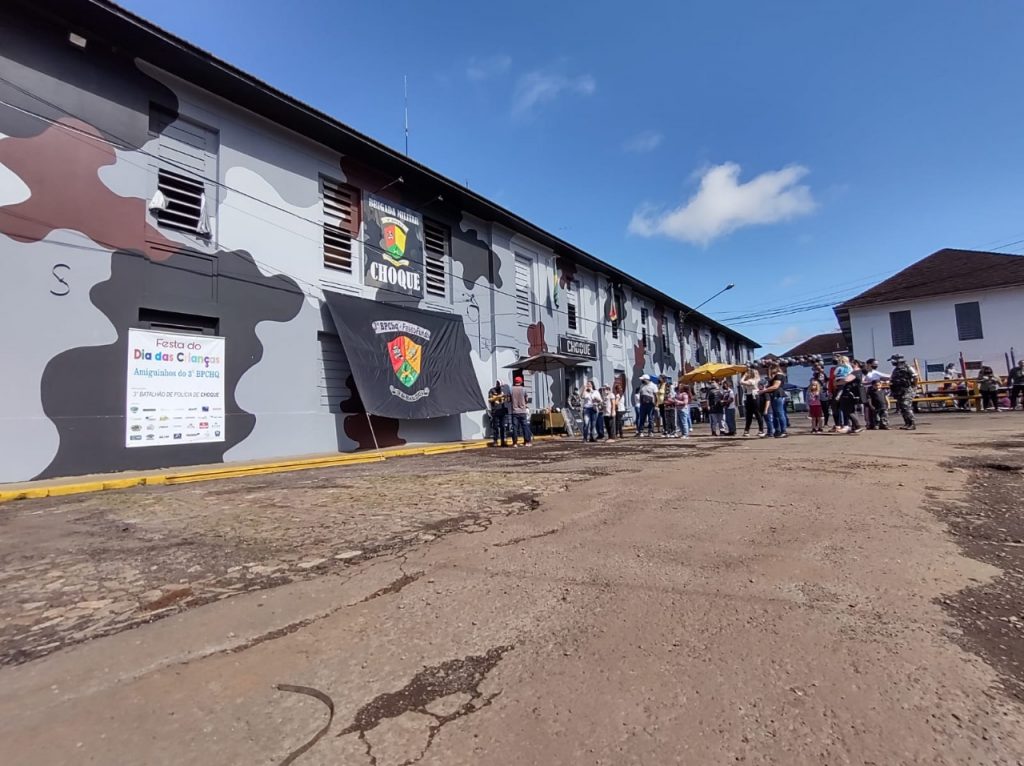 Amiguinhos do 3ºBPChoque: mega evento foi realizado no dia das crianças