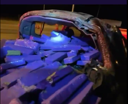 Caminhonete furtada em Passo Fundo é apreendida com drogas em Santa Catarina