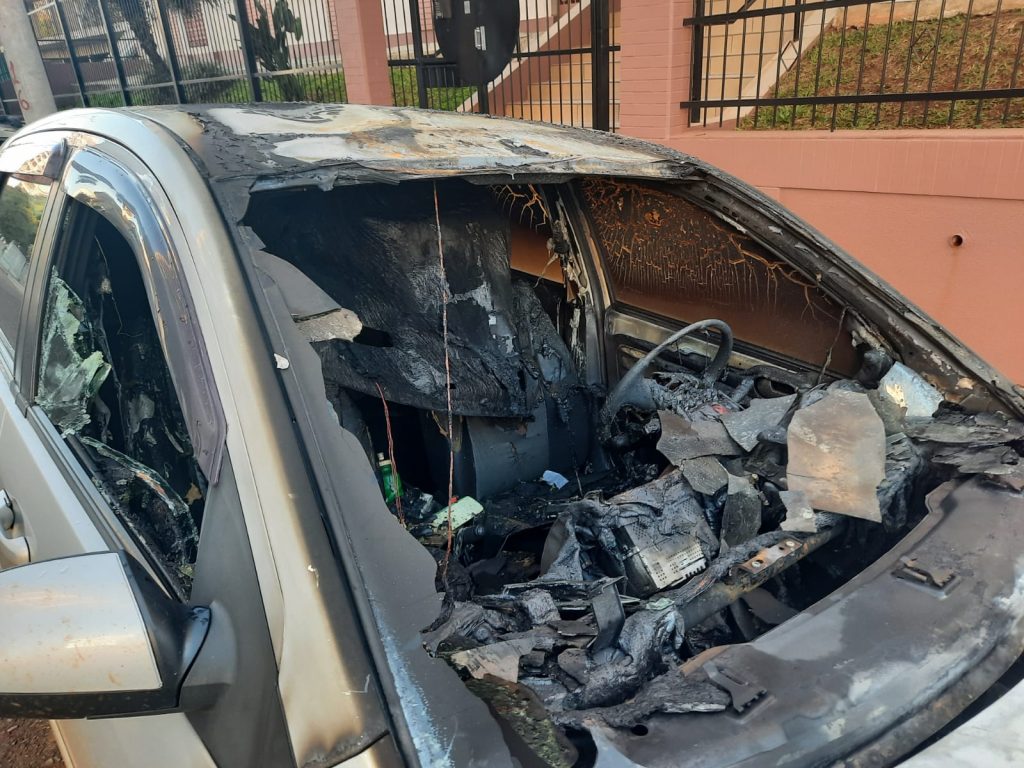 Polícia Civil localiza marginal que incendiou veículos no Centro de Passo Fundo