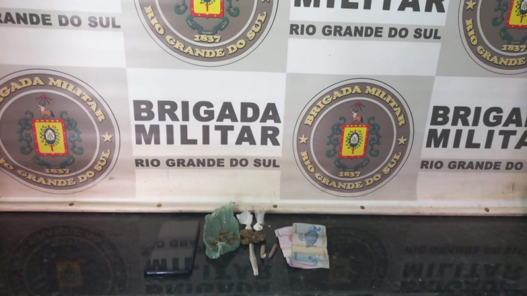 3º BPChoque prende indivíduo por tráfico em Carazinho