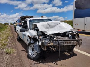 Colisão envolve cinco veículos entre Passo Fundo e Carazinho