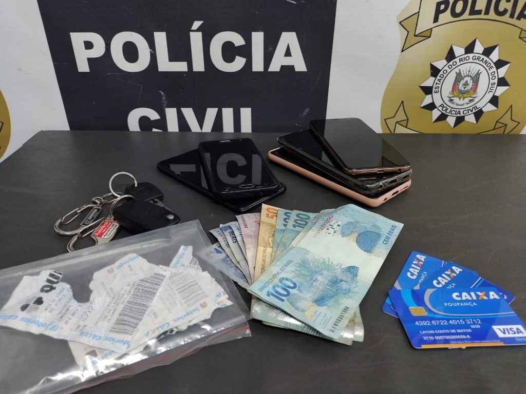 Polícia Civil prende cinco passo-fundenses por conto do bilhete em Pelotas