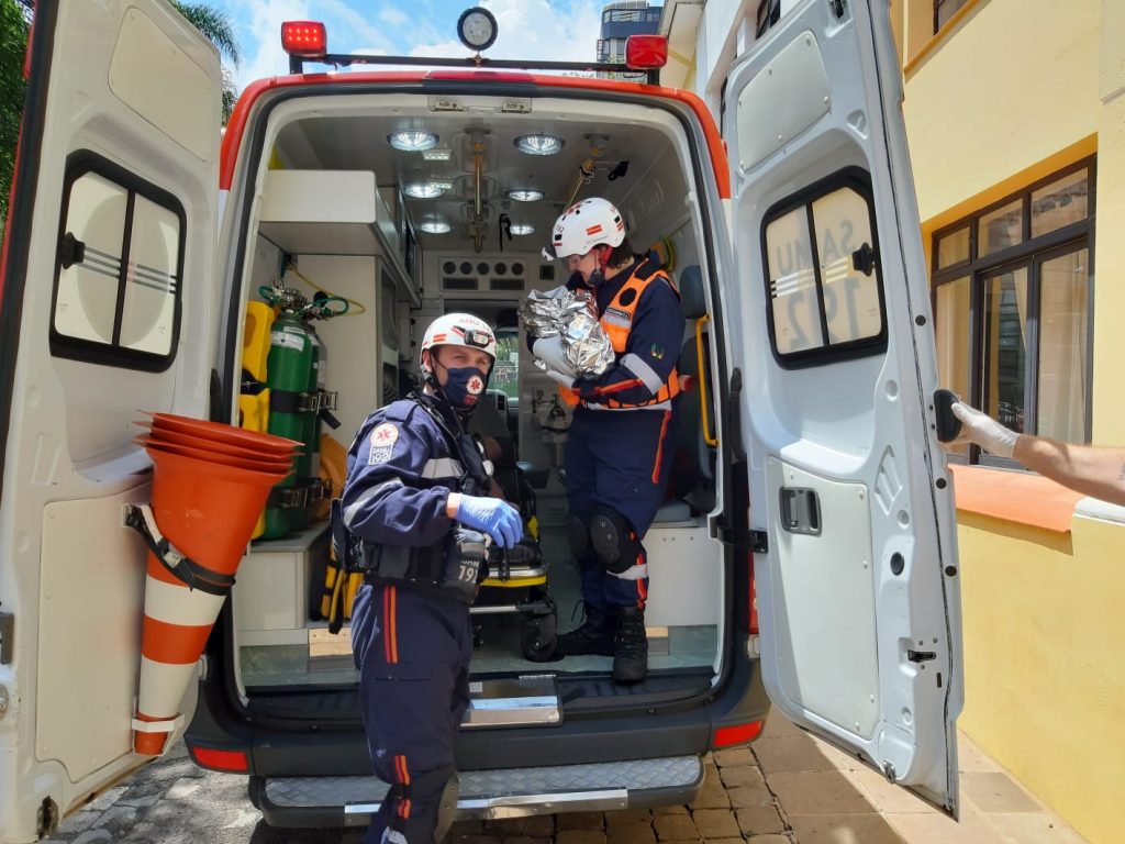 Samu realiza parte em residência na Santa Marta em Passo Fundo