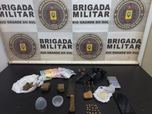 3º BPChoque realiza prisão de indivíduo por tráfico de drogas e porte ilegal de arma de fogo