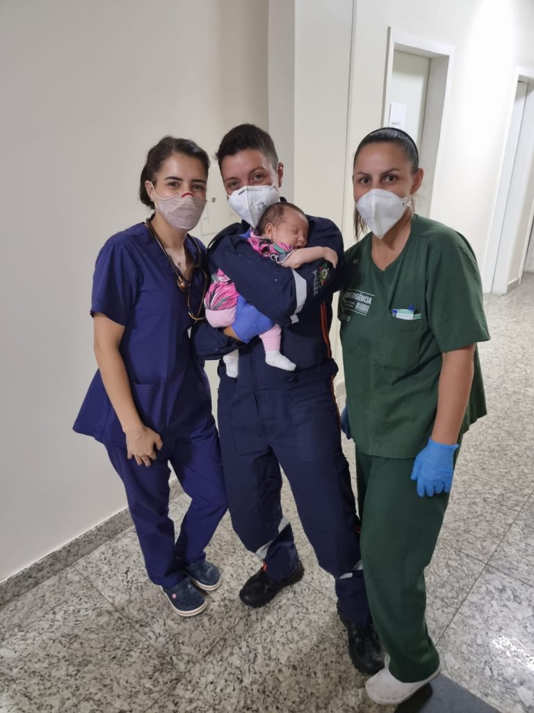 Samu Passo Fundo salva bebe engasgado no Bairro Leonardo Ilha