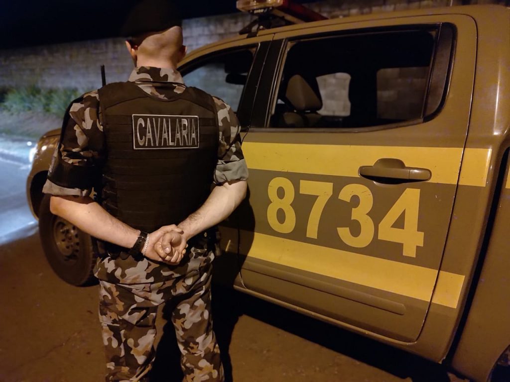 Cavalaria da Brigada Militar captura na Donária foragido da Justiça