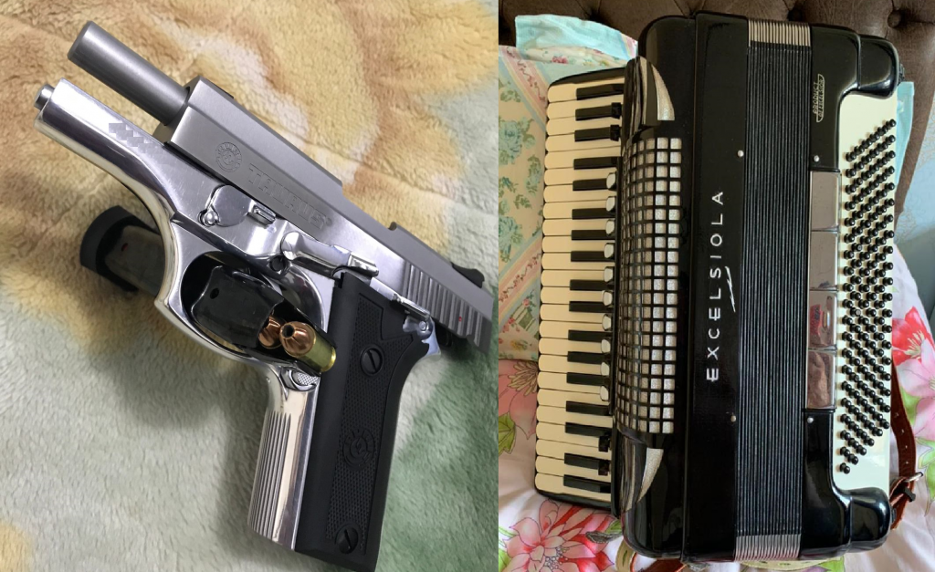 Bandido arromba casa e furta pistola e gaita na Vera Cruz