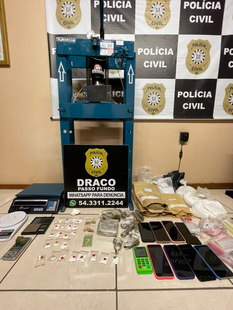 Draco realiza operação "prensa de flor" em Passo Fundo