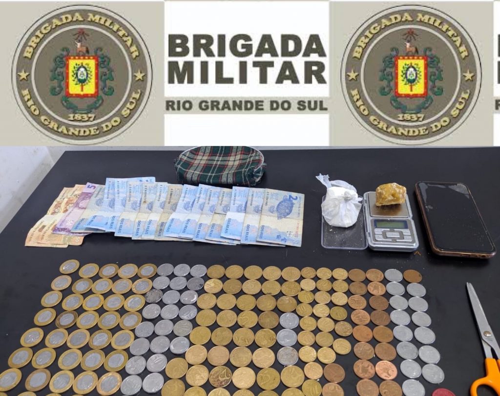 2°Esquadrão da BM prende mulher por tráfico de drogas na Santa Maria