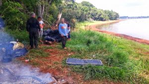Brigada Militar apreende redes de pesca predatória na Barragem de Ernestina