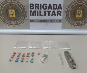 3°RPMon da Brigada Militar prende traficante com drogas em Marau