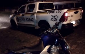 BM localiza motocicleta utilizada em tentativa de homicídio em Passo Fundo