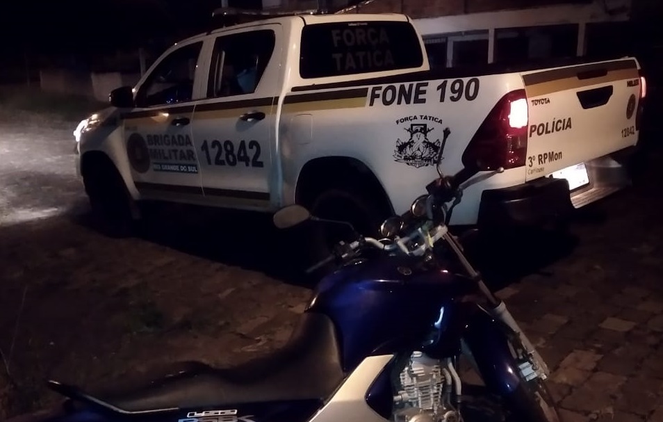 BM localiza motocicleta utilizada em tentativa de homicídio em Passo Fundo