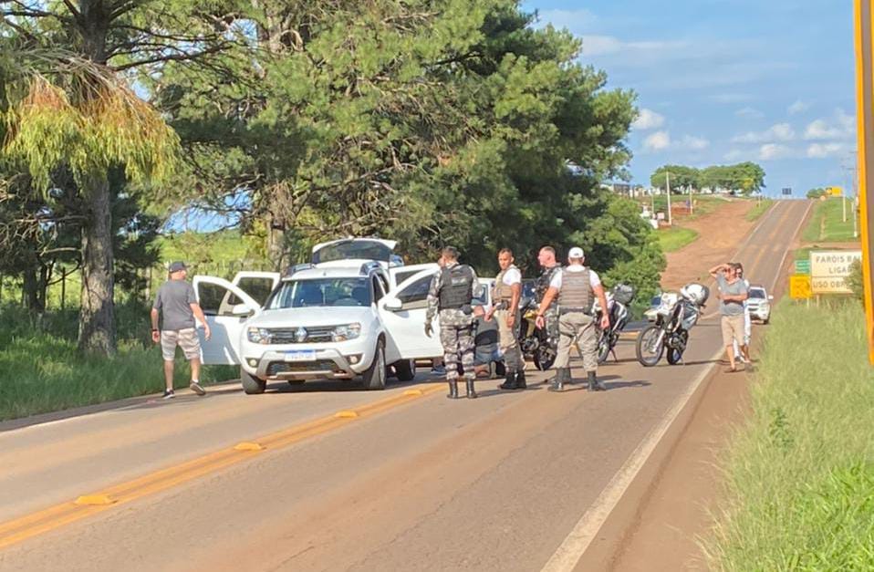 BM apreende na ERS-324 em Pontão adolescente e veículo utilizado em homicídio
