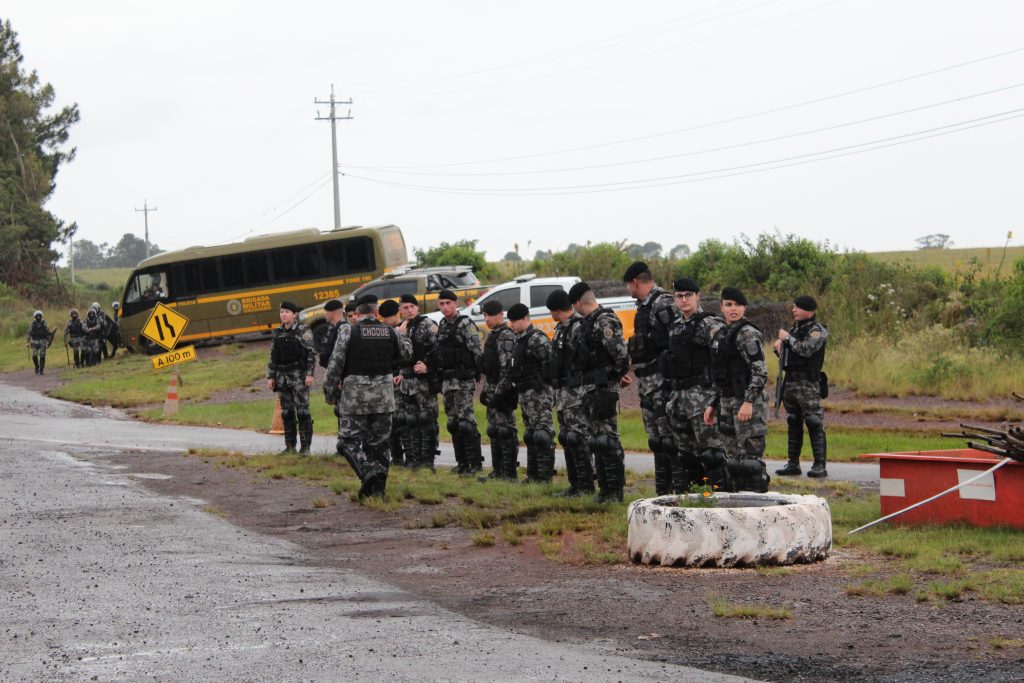 3° Batalhão de Polícia de Choque realiza ação preventiva na semifinal do Campeonato Gaúcho