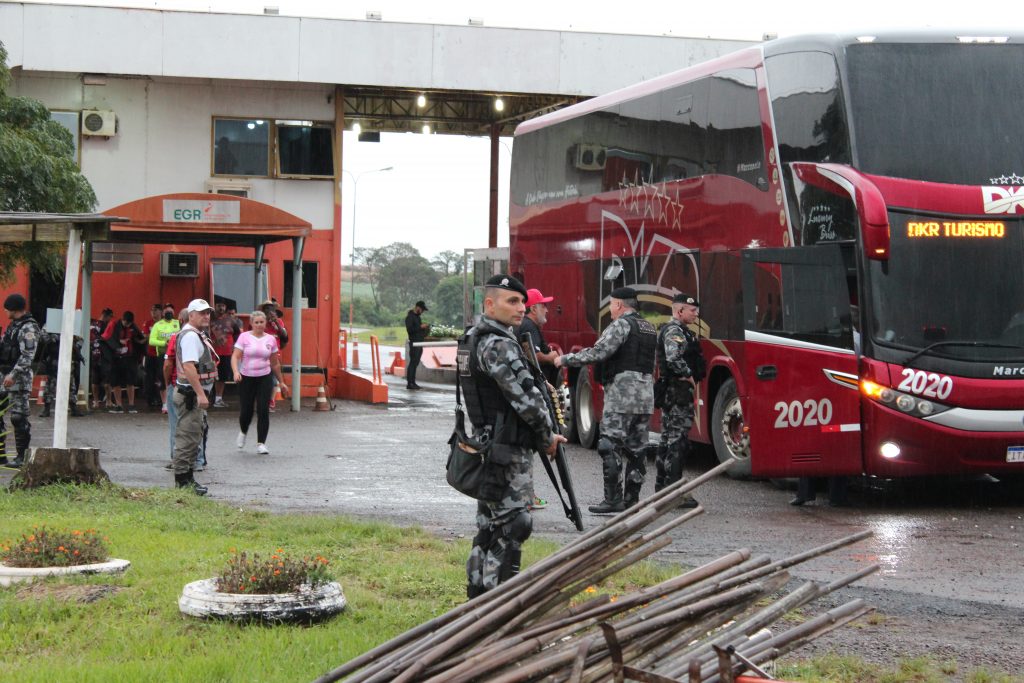 3° Batalhão de Polícia de Choque realiza ação preventiva na semifinal do Campeonato Gaúcho