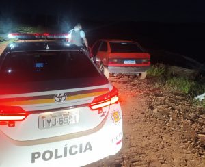 Veículo Gol em situação de furto é localizado pela BM no interior de Passo Fundo