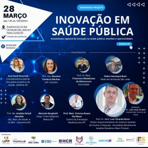 Jornada de Inovação em Saúde vai debater os desafios e oportunidades no ecossistema regional