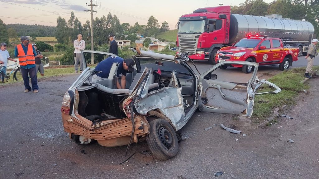 Adolescente envolvida em acidente em soledade está em estado grave em passo fundo